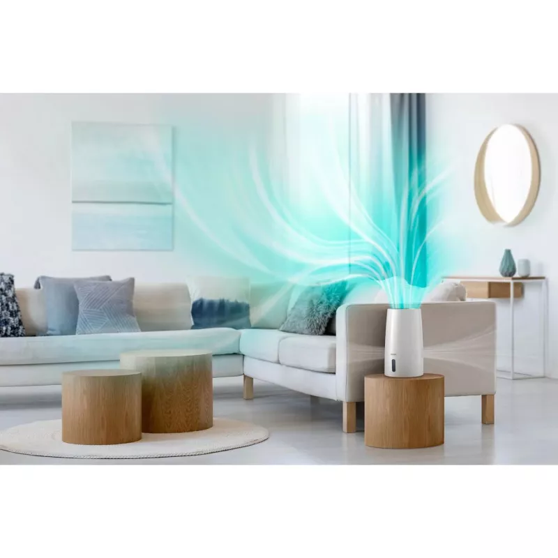 Gaisa mitrinātājs Philips HU3916/10 3 L ultraskaņas, 25 W, balts/rožu zelts, 250×250×375 mm