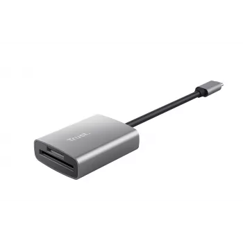 Trust 24136 karšu lasītājs USB 3.2 Gen 1 (3.1 Gen 1) Type-C Alumīnijs
