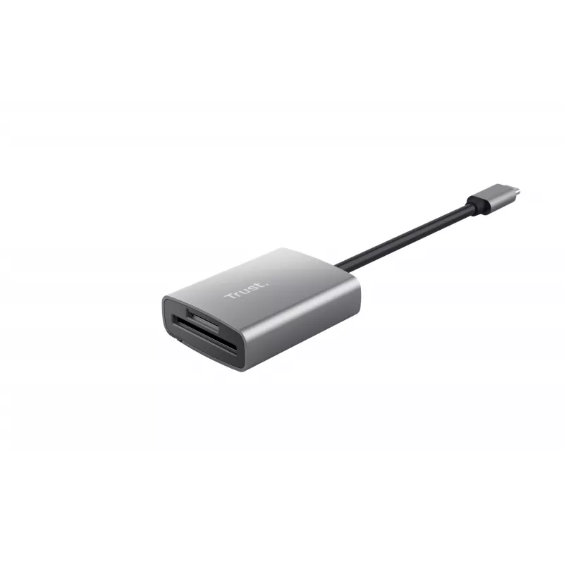 Trust 24136 karšu lasītājs USB 3.2 Gen 1 (3.1 Gen 1) Type-C Alumīnijs