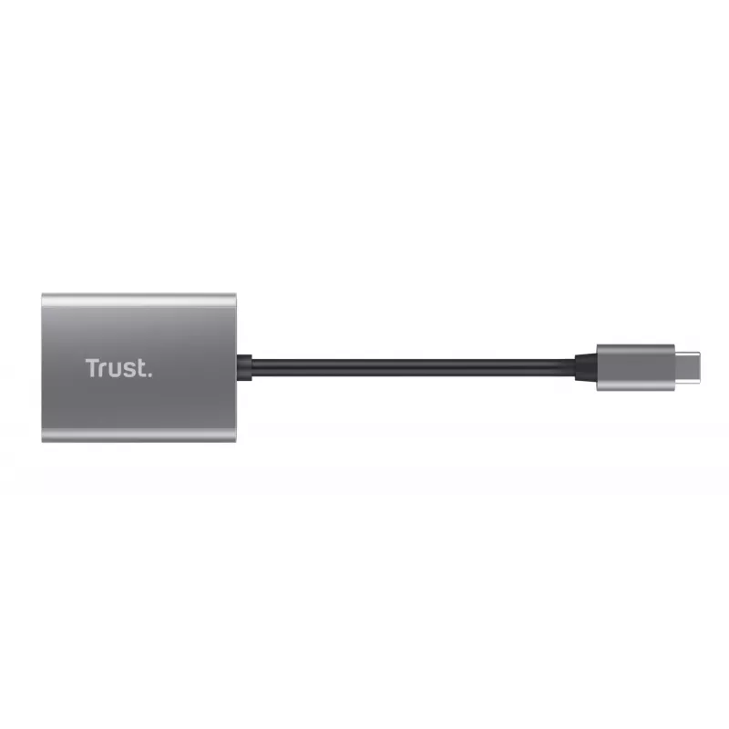 Trust 24136 karšu lasītājs USB 3.2 Gen 1 (3.1 Gen 1) Type-C Alumīnijs