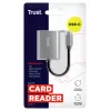 Trust 24136 karšu lasītājs USB 3.2 Gen 1 (3.1 Gen 1) Type-C Alumīnijs