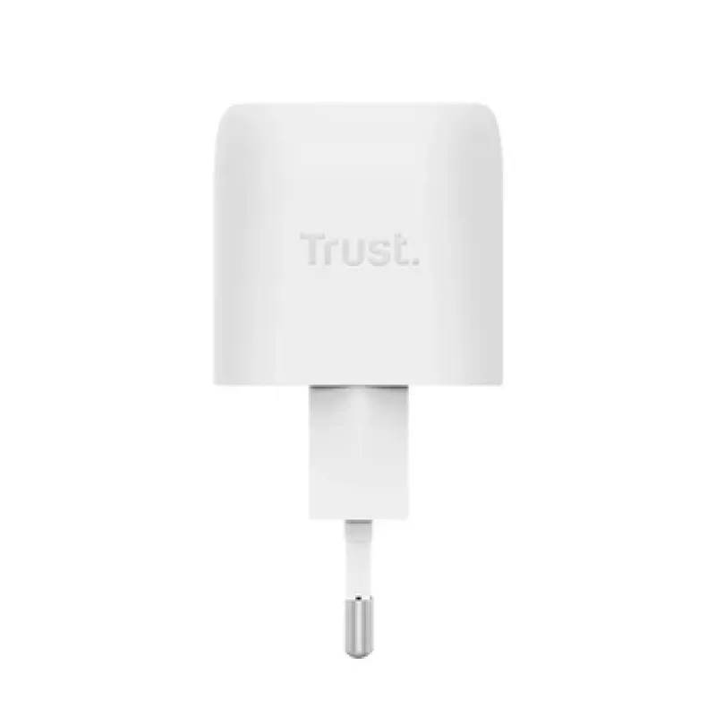 Lādētājs Trust Maxo 30W USB-C GaN lādētājs iekštelpām ātrā uzlāde balts