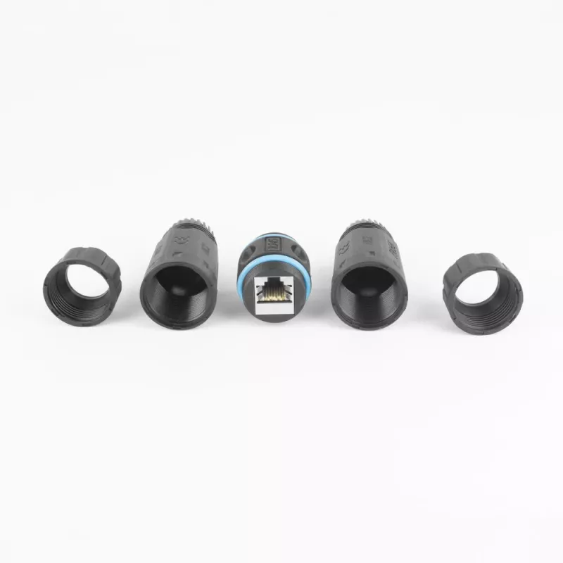 ACT ekranēts CAT6A āra IP68 RJ45 savienotājs SD6522, Cat6A ekranēts Ethernet iekšējais savienotājs