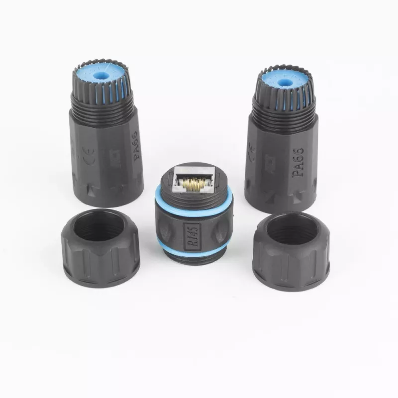 ACT ekranēts CAT6A āra IP68 RJ45 savienotājs SD6522, Cat6A ekranēts Ethernet iekšējais savienotājs