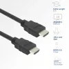 ACT AK3873 HDMI kabelis 2 m HDMI Type A (standarta) melns