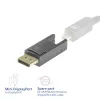 ACT nomaiņas adapteris Mini DisplayPort uz DisplayPort DisplayPort aktīvajiem optiskajiem kabeļiem ar noņemamu savienotāju
