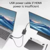 ACT HDMI uz USB Type-C sievišķais adapteris, 4K@60Hz. Kabeļa garums: 0.25 m, Savienotājs 1: USB Type-C, Savienotājs 2: HDMI + USB. Daudzums iepakojumā: 1 gab.