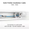 ACT Blue 65 meters S/FTP CAT6A B2ca PoE++ 100W solid prefab installation kabelis, RJ45 male – male