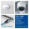 ACT Blue 45 meters S/FTP CAT6A B2ca PoE++ 100W solid prefab installation kabelis, RJ45 male – female