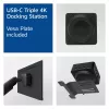 ACT universālā USB-C dokstacija 4K, 3 HDMI/DisplayPort monitoriem