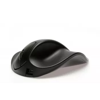 BakkerElkhuizen HandShoepele ExtraSmall, ar labo roku, USB Type-A, 1500 DPI, melns