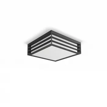 Philips myGarden Moonshine griestu gaismeklis 28W E27 bez spuldzēm, āra sienas apgaismojums, antracīta krāsā, alumīnijs, sintētika, IP44, dārzs, terase, II