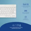 R-Go Tools ergonomiskā tastatūra R-Go Compact Break, kompakta tastatūra ar pārtraukuma programmatūru, QWERTZ (CH), Bluetooth, balta