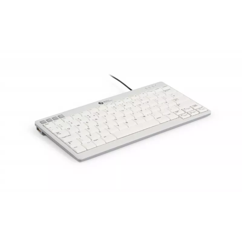 BakkerElkhuizen UltraBoard 950 V2 UK Qwerty, vadu, USB, šķērveida taustiņu slēdzis, QWERTY, tumši pelēka, gaiši pelēka