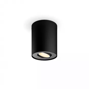 Viedā apgaismojuma prožektors Philips Hue 929003811601, Bluetooth, 4,2 W, melns, Ø103 mm, augstums 120 mm