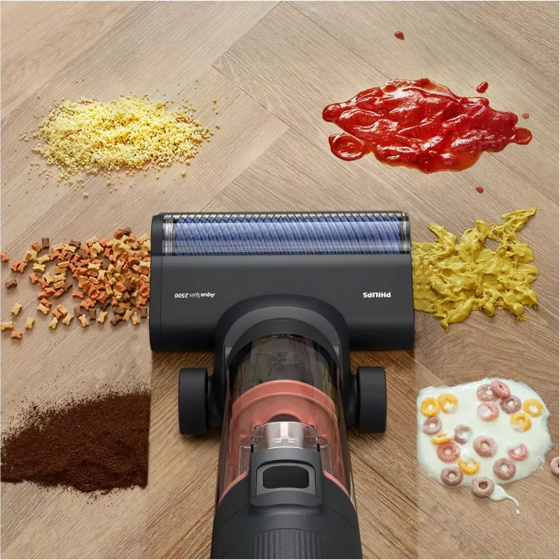Philips 6000 series XW6264/11 putekļu sūcējs ar kātu/elektriskā slota Baterija Sausā un mitrā tīrīšana Cikloniska Bezmaisa Pelēks