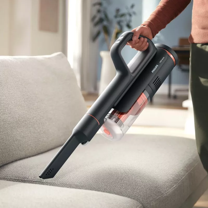 Philips 6000 series XW6264/11 putekļu sūcējs ar kātu/elektriskā slota Baterija Sausā un mitrā tīrīšana Cikloniska Bezmaisa Pelēks