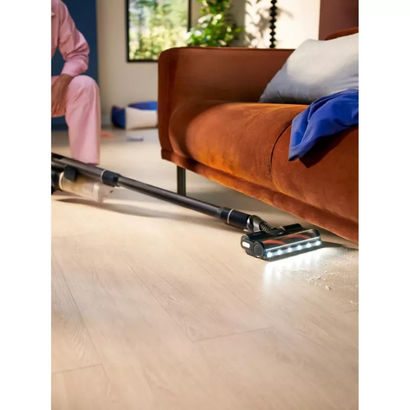 2-vienā stieņa putekļsūcējs Philips XC8155/01 — ar baterijām darbināms sausās un mitrās tīrīšanas putekļsūcējs, 25,2 V, 0,6 l putekļu tvertne, zils