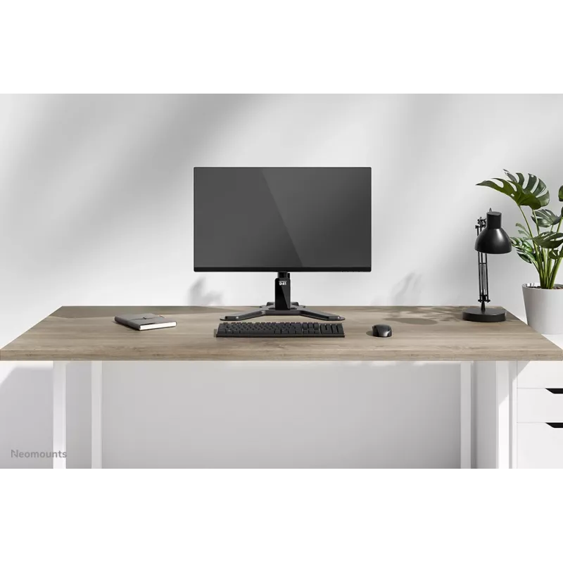 Neomounts DS45-600BL1 viena monitora statīvs 10–32 collu ekrāniem, VESA 75x75–100x100, maks. 9 kg, brīvstāvošs, melns