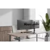 Divu monitoru statīvs Neomounts DS45-600BL2 10–32 collu ekrāniem, atbalsta 2 displejus, maks. 6 kg, VESA 75x75–100x100, brīvstāvošs, melns