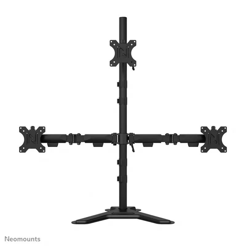 Neomounts DS45-600BL2-1 Trīskāršs monitoru statīvs 10-32 collas