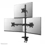 Neomounts DS60-600BL2-1 trīskārša monitora svira 10-32 collas, skava/caurlaide, 9 kg, 25,4 cm (10 collas), 81,3 cm (32 collas), 100 x 100 mm, melna
