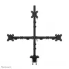 Neomounts DS60-600BL2-1 trīskārša monitora svira 10-32 collas, skava/caurlaide, 9 kg, 25,4 cm (10 collas), 81,3 cm (32 collas), 100 x 100 mm, melna