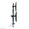 Neomounts DS60-600BL2-1 trīskārša monitora svira 10-32 collas, skava/caurlaide, 9 kg, 25,4 cm (10 collas), 81,3 cm (32 collas), 100 x 100 mm, melna