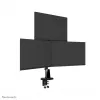 Neomounts DS60-600BL2-1 trīskārša monitora svira 10-32 collas, skava/caurlaide, 9 kg, 25,4 cm (10 collas), 81,3 cm (32 collas), 100 x 100 mm, melna