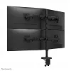 Četrkāršs monitora kronšteins Neomounts DS60-600BL2-2 10–32 collu ekrāniem, VESA 75x75–100x100, maks. slodze 8 kg, skava/caurums, melns