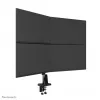 Četrkāršs monitora kronšteins Neomounts DS60-600BL2-2 10–32 collu ekrāniem, VESA 75x75–100x100, maks. slodze 8 kg, skava/caurums, melns