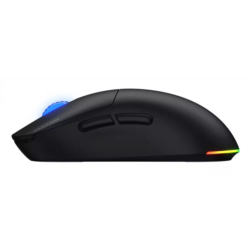 HATOR Quasar 3 Wireless pele Spēlēm Piemērota abām rokām RF Wireless + Bluetooth + USB Type-A Optiskā 12000 DPI