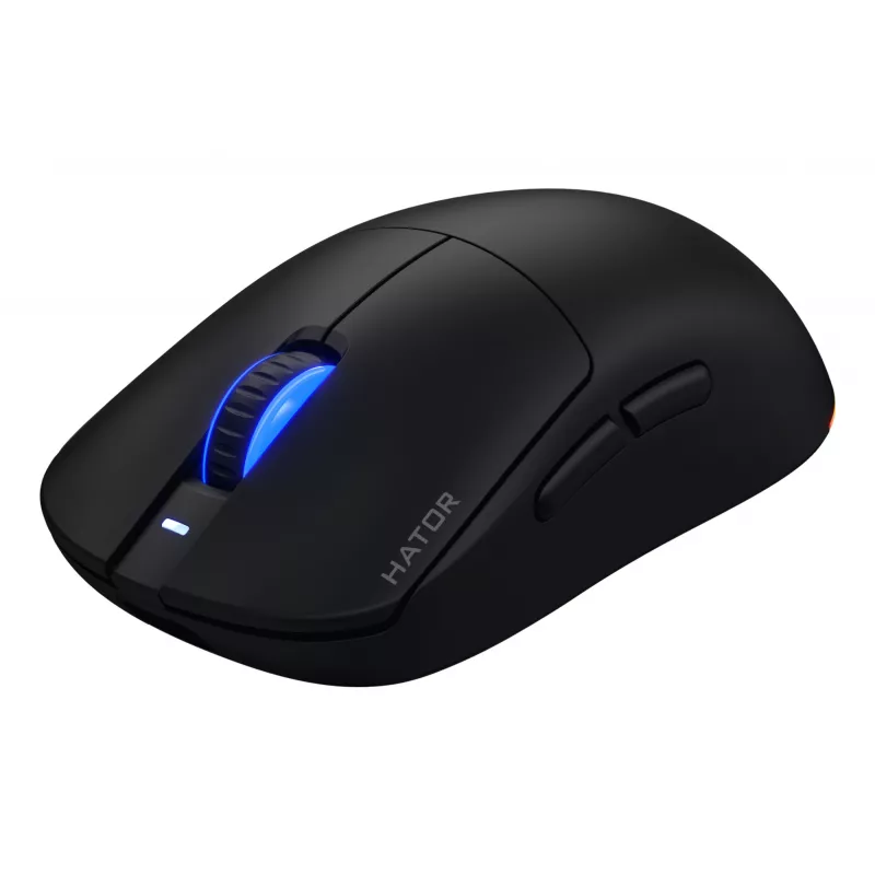 HATOR Quasar 3 Wireless pele Spēlēm Piemērota abām rokām RF Wireless + Bluetooth + USB Type-A Optiskā 12000 DPI