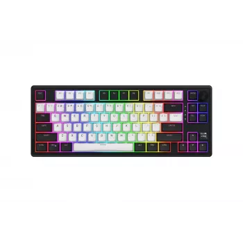 HATOR Skyfall 80 MAG ULTIMA 8K bezvadu tastatūra Gaming USB + RF Wireless + Bluetooth QWERTY US English Melna, Balta