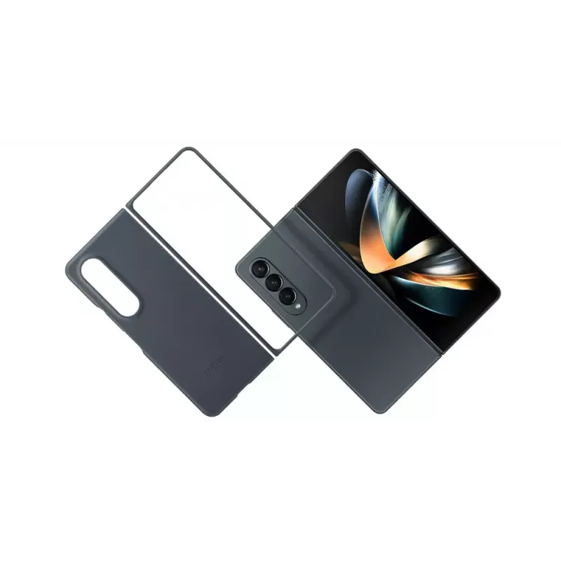 Mobilā tālruņa vāciņš Samsung Galaxy Z Fold4 EF-VF936LBEGWW Āda Melns