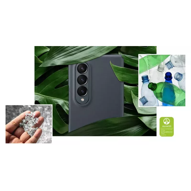Mobilā tālruņa vāciņš Samsung Galaxy Z Fold4 EF-VF936LBEGWW Āda Melns