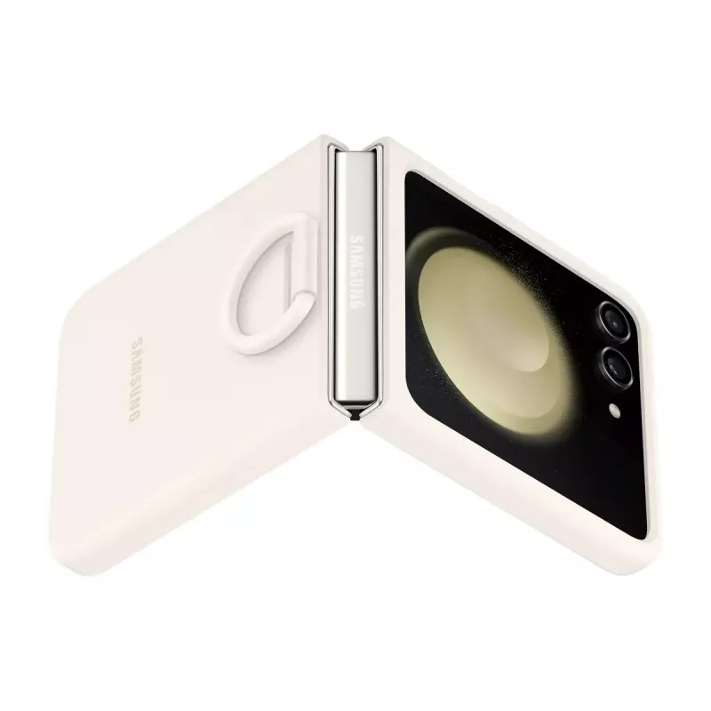 Samsung EF-PF731TUEGWW mobilā tālruņa vāciņš 17 cm (6.7 collas) Vāciņš Krēmkrāsas