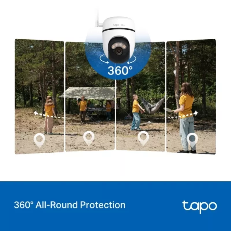 TP-Link Tapo C615G KIT kupolveida IP drošības kamera āra lietošanai 2304 x 1296 pikseļi montāžai pie griestiem/sienas/staba