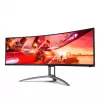 AOC B2 AG493UCX2 datora monitors 124 cm (48.8') 5120 x 1440 pikseļi Quad HD LED melns