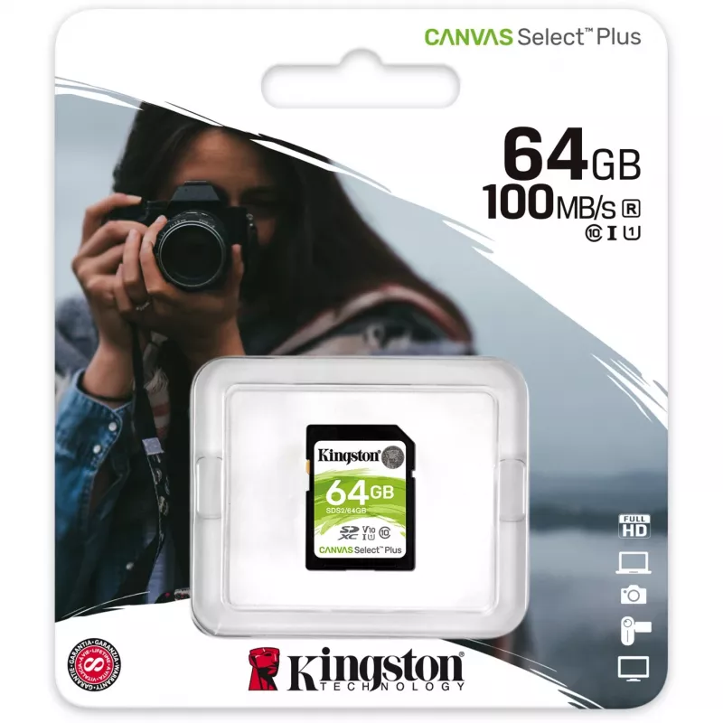 Memory Sdxc 64GB C10/SDS2/64GB Kingston