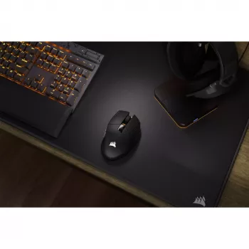 Corsair SCIMITAR ELITE WIRELESS pele Spēlēm Labročiem RF bezvadu + Bluetooth + USB Type-C Optiska 26000 DPI