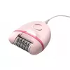 Philips Satinelle Essential BRE285/00 vada epilators, balts/rozā