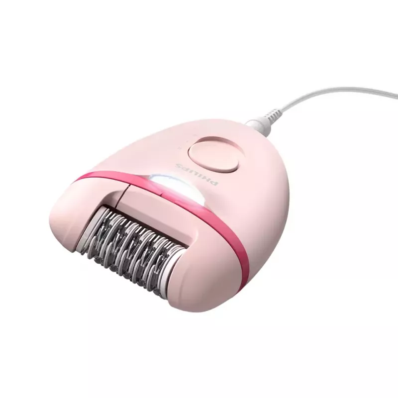 Philips Satinelle Essential BRE285/00 vada epilators, balts/rozā