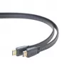 HDMI-HDMI vads v2.0 3D TV ātrgaitas Ethernet 1.8M plakans (zelta galiem)