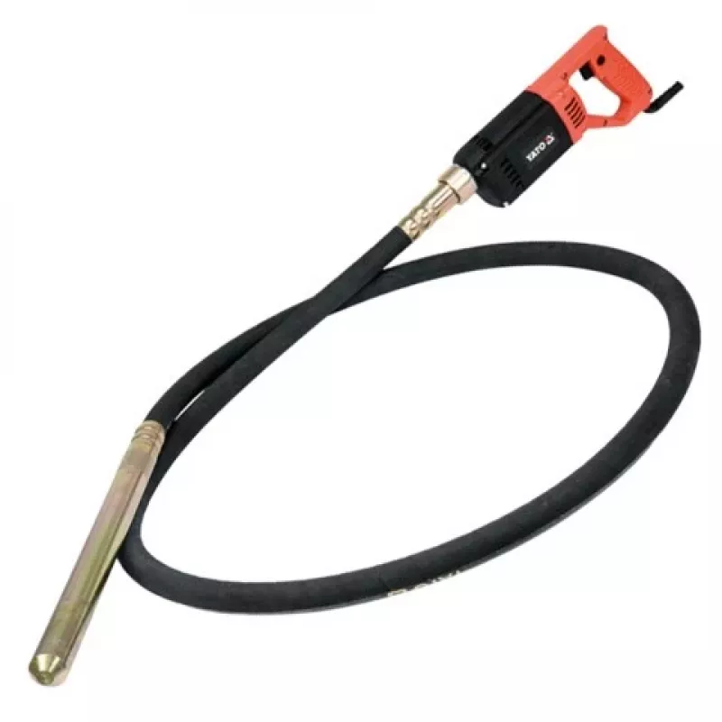 YATO BETONA VIBRATORS 1200W + PĀRI + ŠĻŪTENE 3m