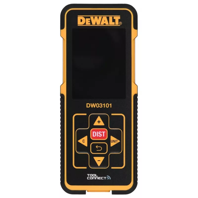 DeWALT DW03101 lāzera attāluma mērītājs melns, dzeltens 100 m