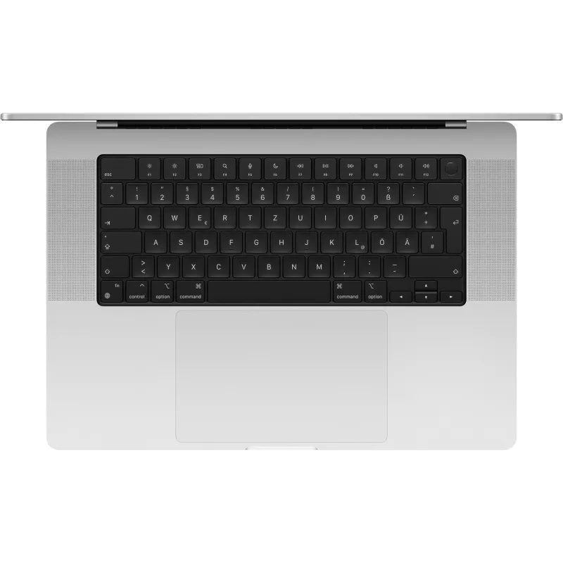 Apple 16 collu MacBook Pro: Apple M4 Max mikroshēma ar 14 kodolu centrālo procesoru un 32 kodolu grafisko procesoru, 36 GB, 1 TB SSD — sudraba krāsā