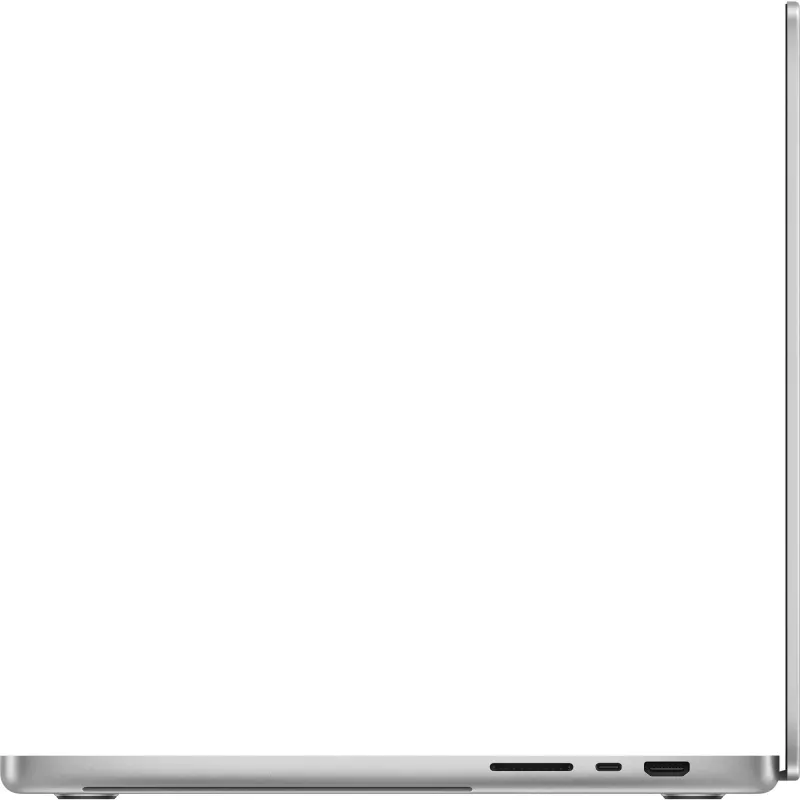 Apple 16 collu MacBook Pro: Apple M4 Max mikroshēma ar 14 kodolu centrālo procesoru un 32 kodolu grafisko procesoru, 36 GB, 1 TB SSD — sudraba krāsā