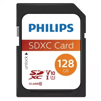 Atmiņas karte Philips 128GB SDXC UHS-I FM12SD55B/00