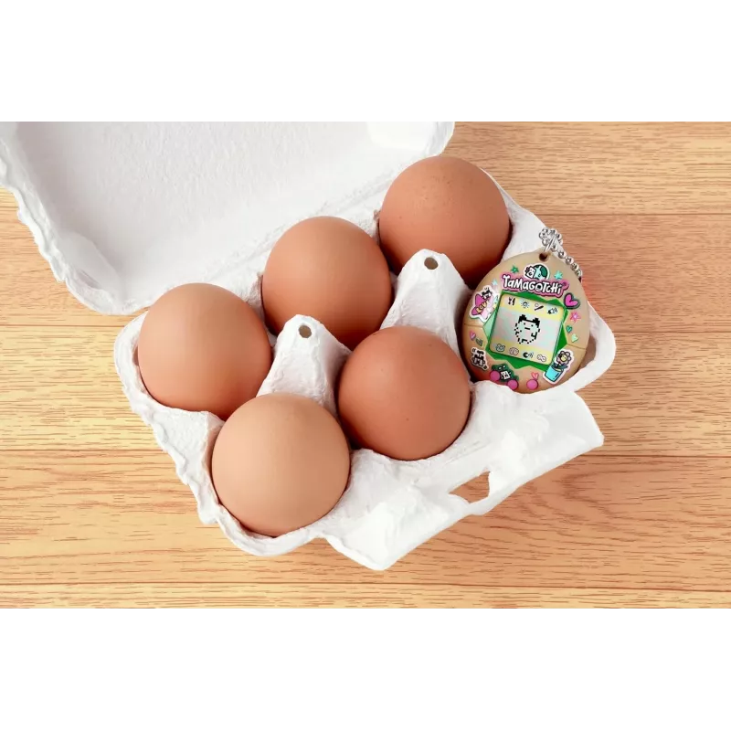Elektroniskā Tamagotchi virtuālā mājdzīvnieka ola Bandai ECO CELEBRATION EGG modelis 44315, rokas digitālais mājdzīvnieks